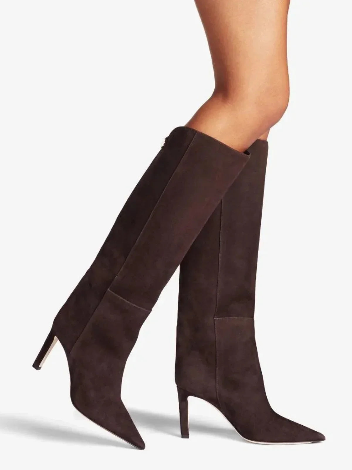 Stiletto Heeled Pointed-Toe Boots