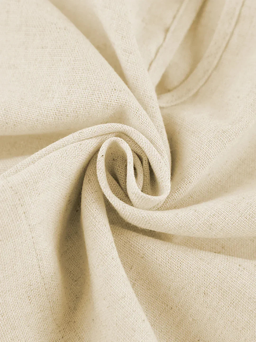 Linen Shirt and Wide-Leg Pants Set