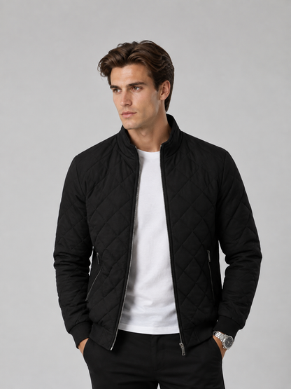 Quilted Winter Bomber Jacket