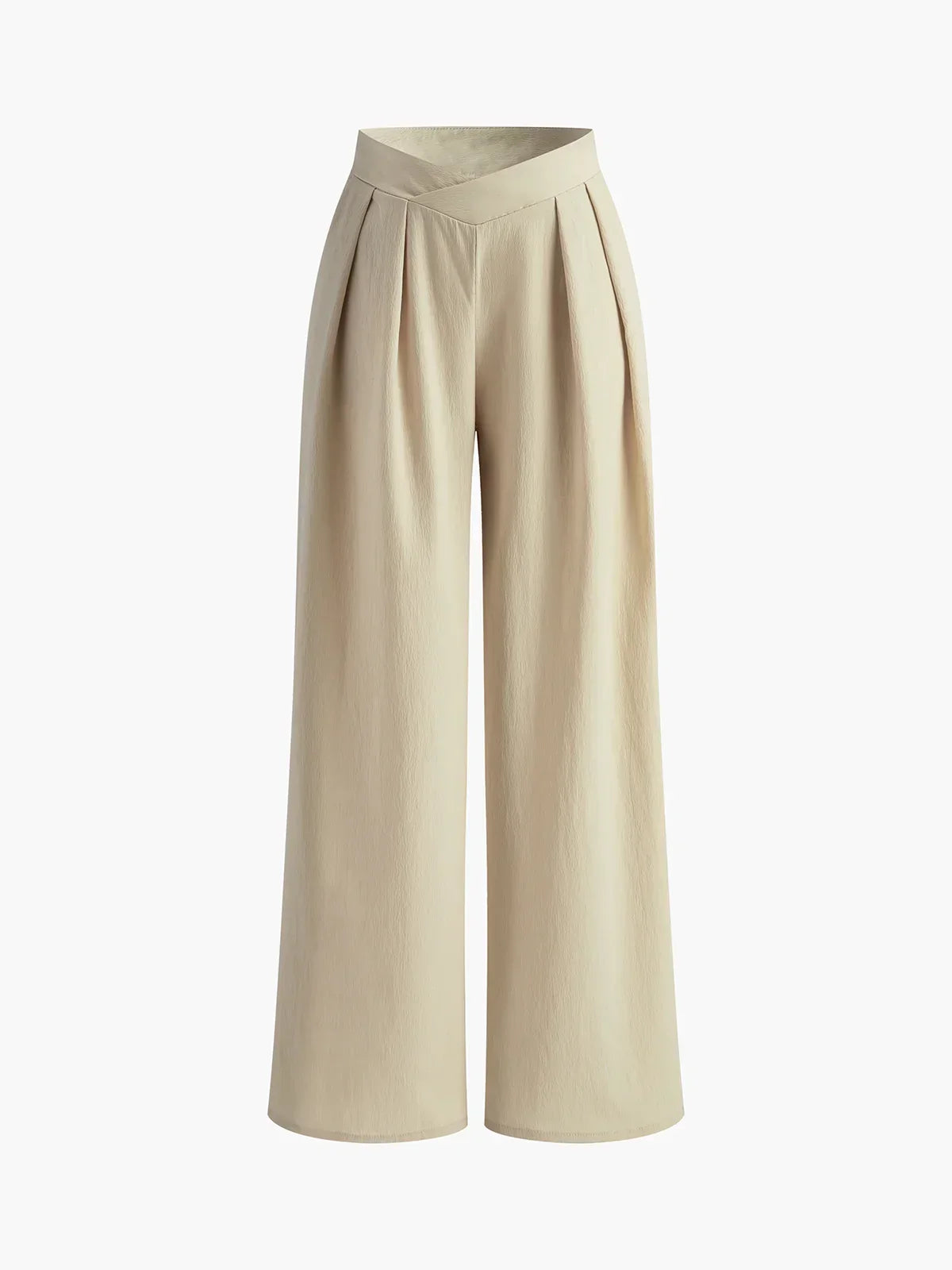 Pantalón de Pierna Ancha con Pliegues Estilo Old Money