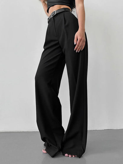 High-Waisted Wide-Leg Pants