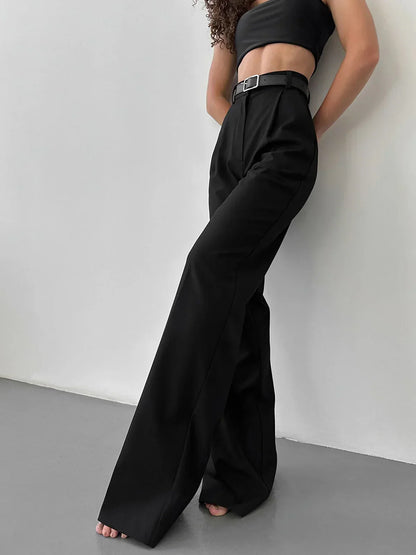 High-Waisted Wide-Leg Pants