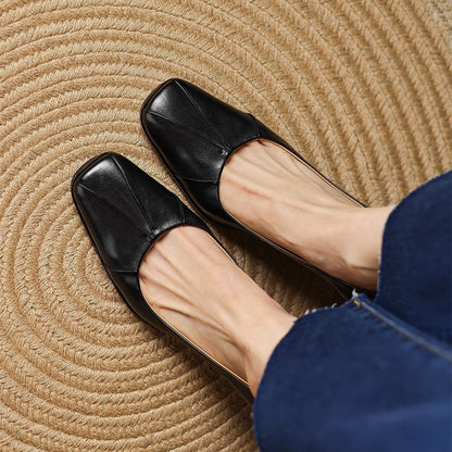 Marisol | Zapatos de Tacón Punta Cuadrada Premium