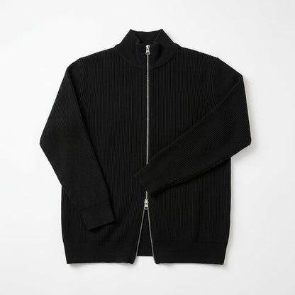 Zipped Knit Jumper