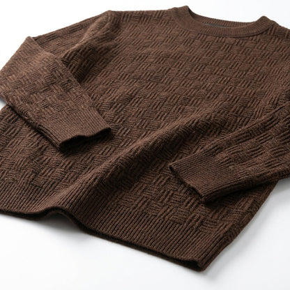Jersey Texturizado de Cuello Redondo