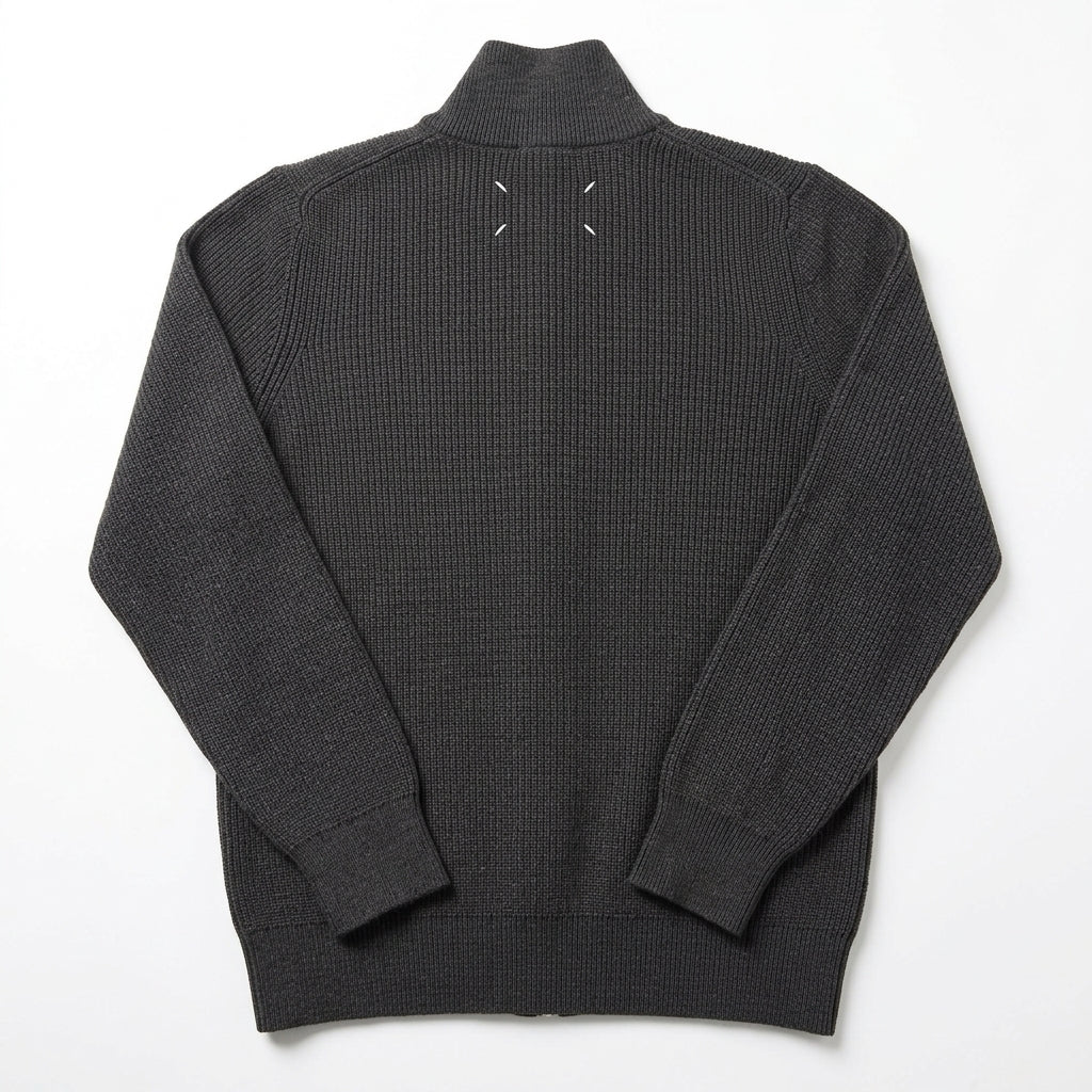 Zipped Knit Jumper