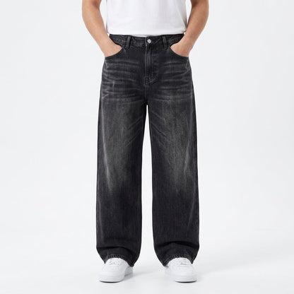 Retro-Style Wide-Leg Jeans