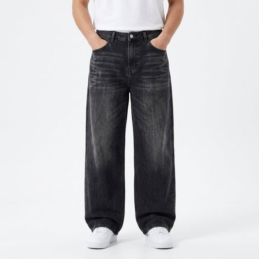 Szerokie Jeansy w Stylu Retro