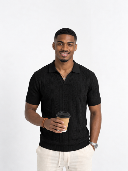 Camiseta Casual con Aberturas Laterales
