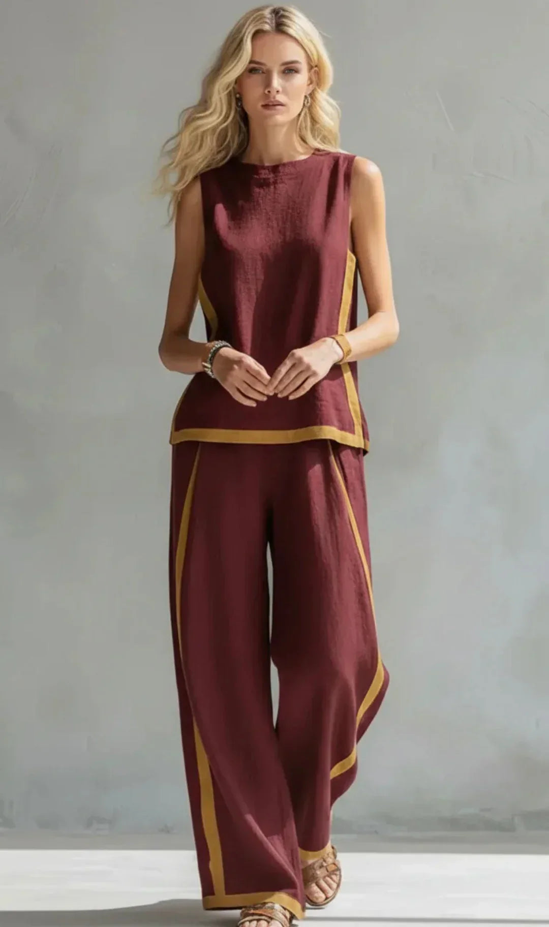 LEILA | CONJUNTO ELEGANTE DE DOS PIEZAS
