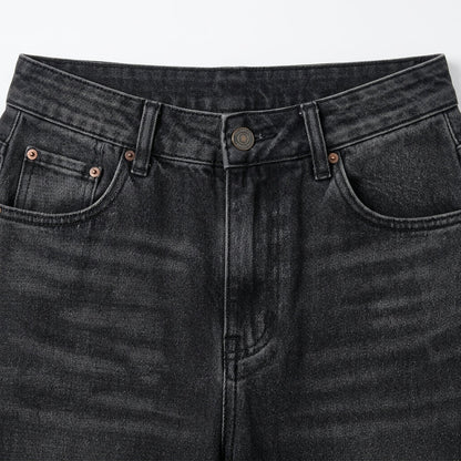 Retro-Style Wide-Leg Jeans
