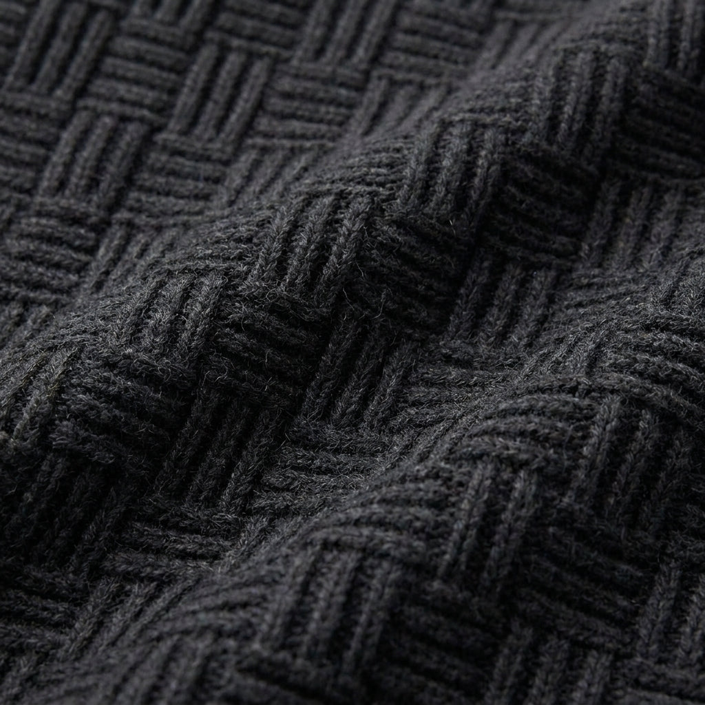 Jersey Texturizado de Cuello Redondo
