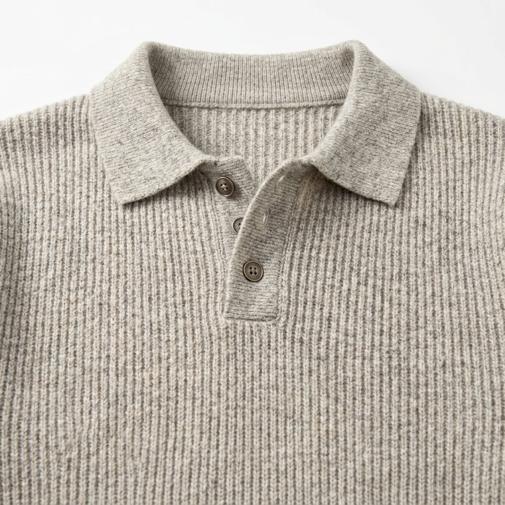 Jersey de Punto Cuello Polo