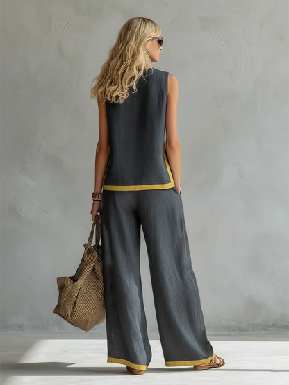 LEILA | CONJUNTO ELEGANTE DE DOS PIEZAS