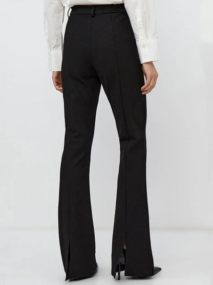 Pantalón de Vestir Entallado Casual
