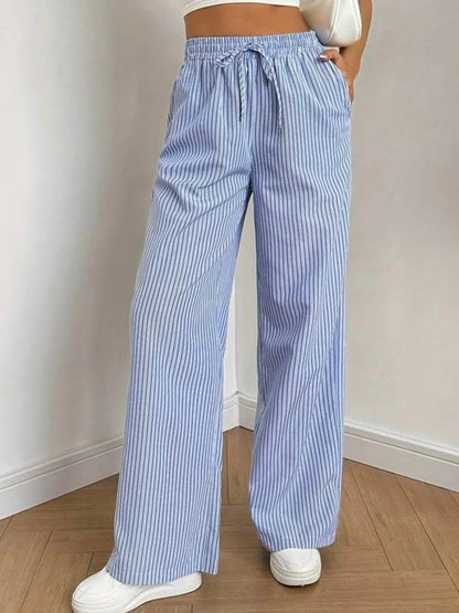 Pantaloni a righe casual