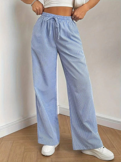 Pantaloni a righe casual