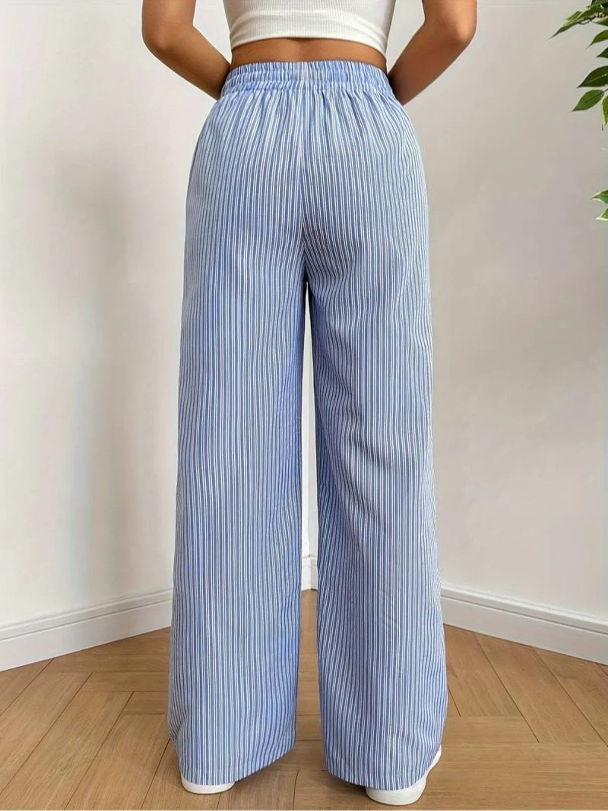 Pantaloni a righe casual