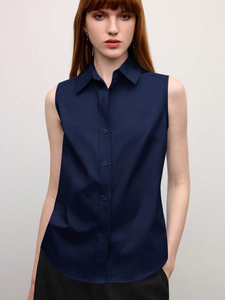 Camicetta classica con colletto a camicia