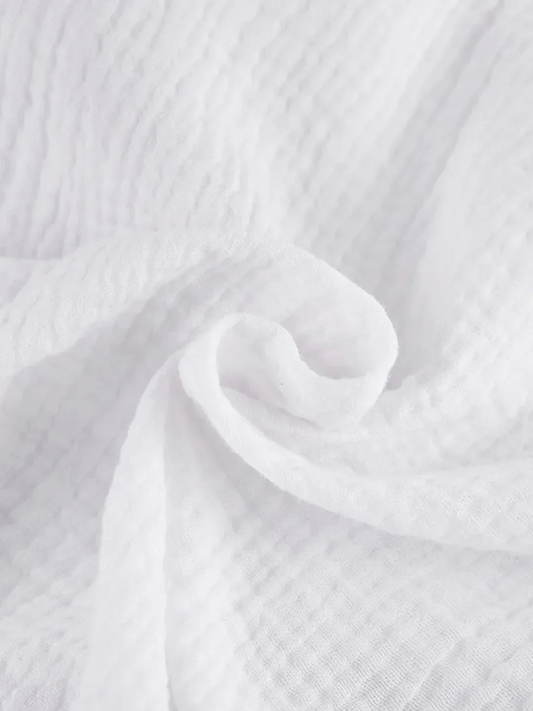 Completo in cotone composto da camicia e pantaloni ampi