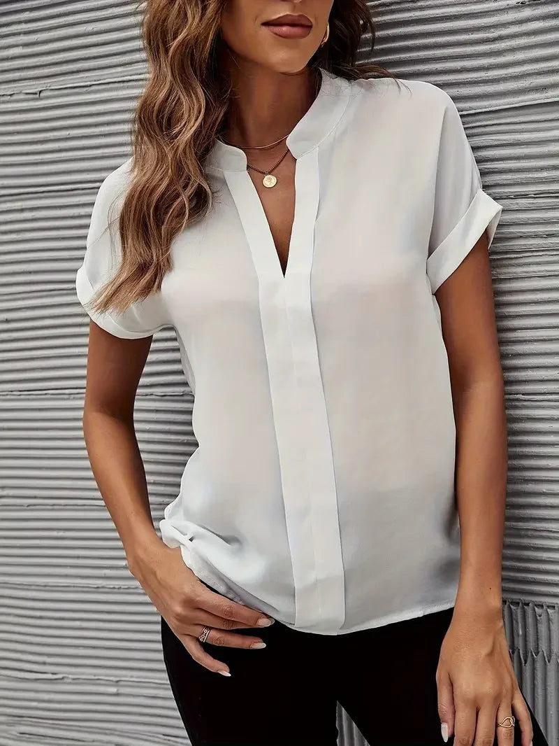 Camicia Tinta Unita Basic in Cotone