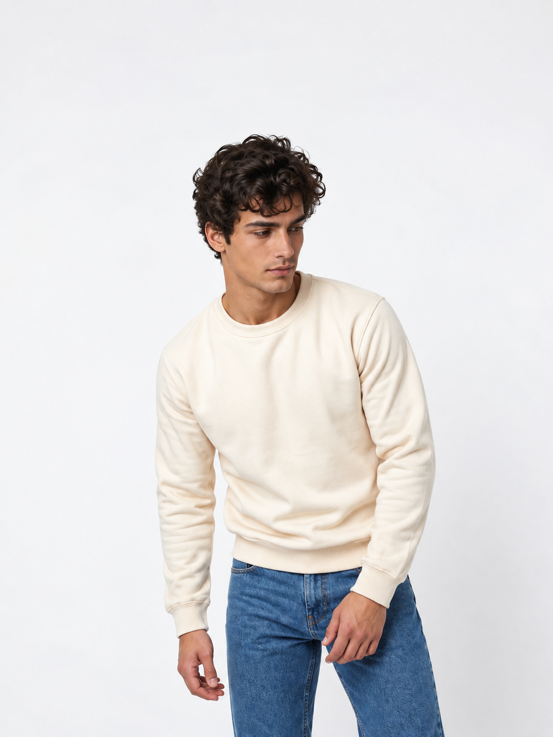 Cotton Crewneck Sweatshirt