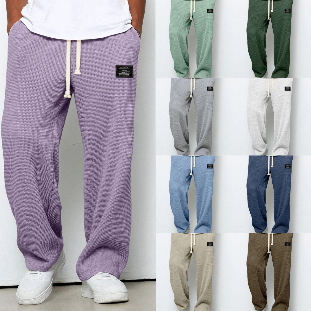Relaxed Fit Casual Pants