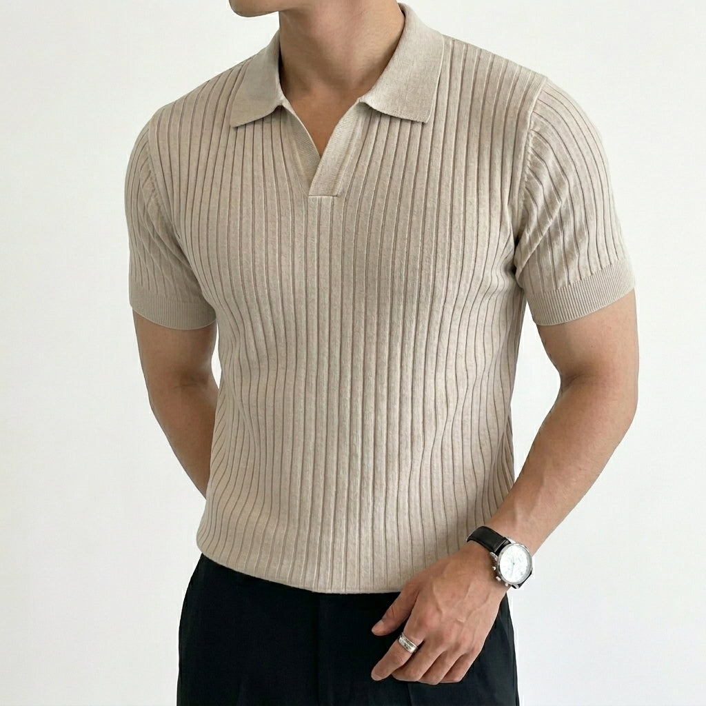 Polo testurizzata premium