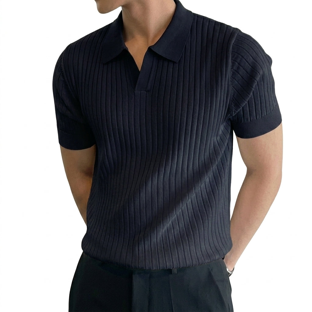 Polo testurizzata premium
