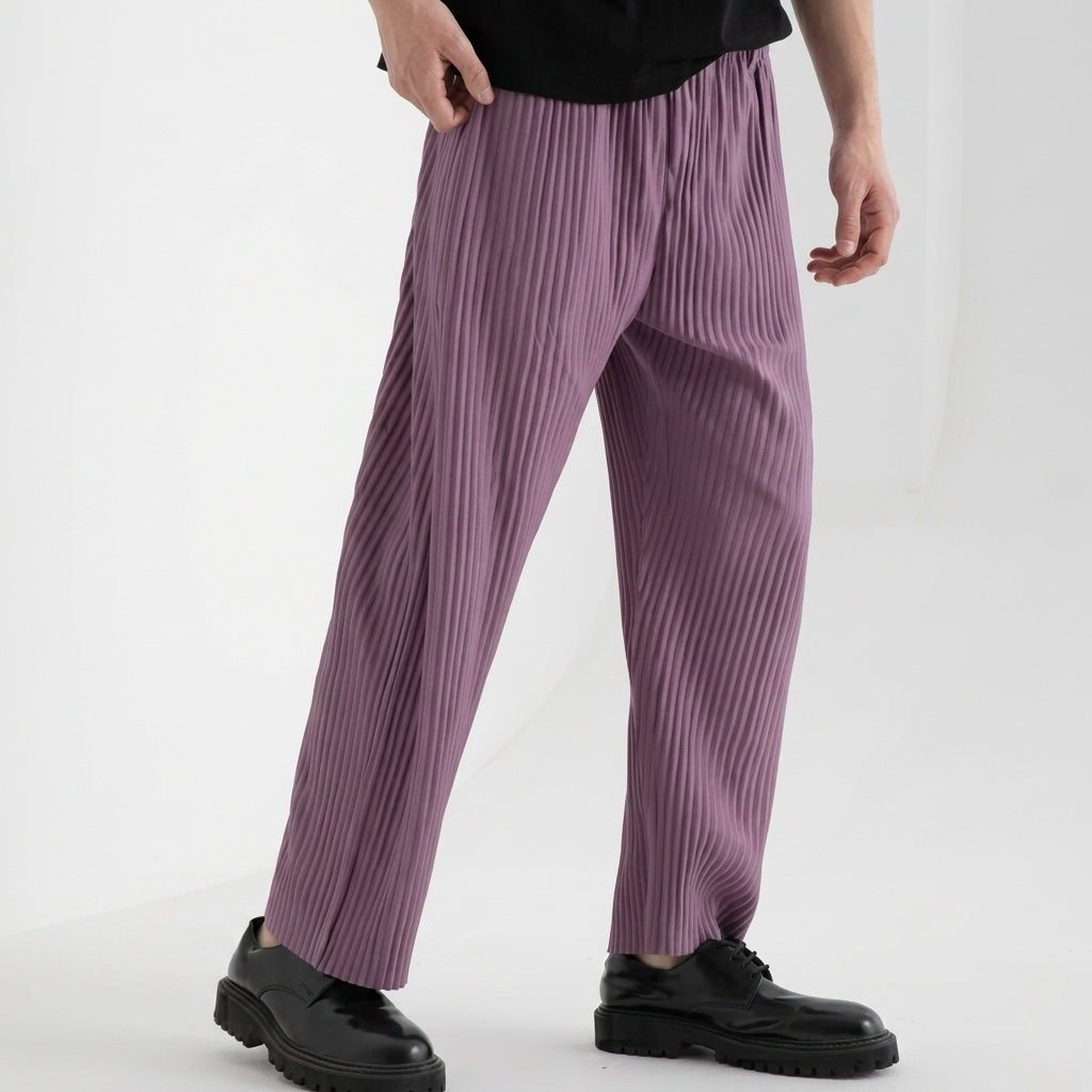 Business Casual Pleated Trousers
