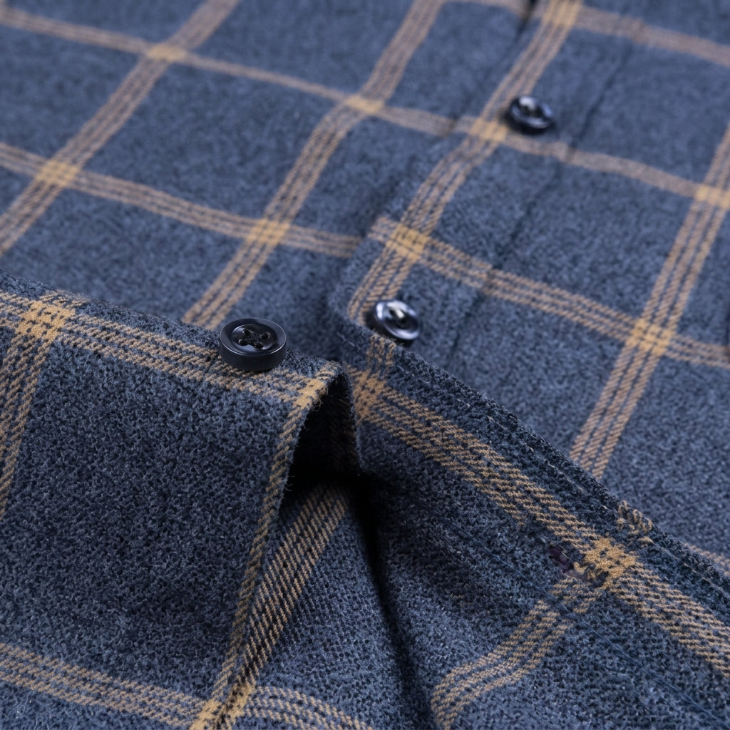 Camisa de Cuadros de Algodón ML