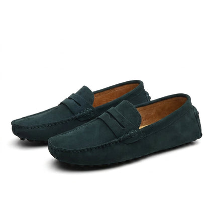 Suede Penny Loafers