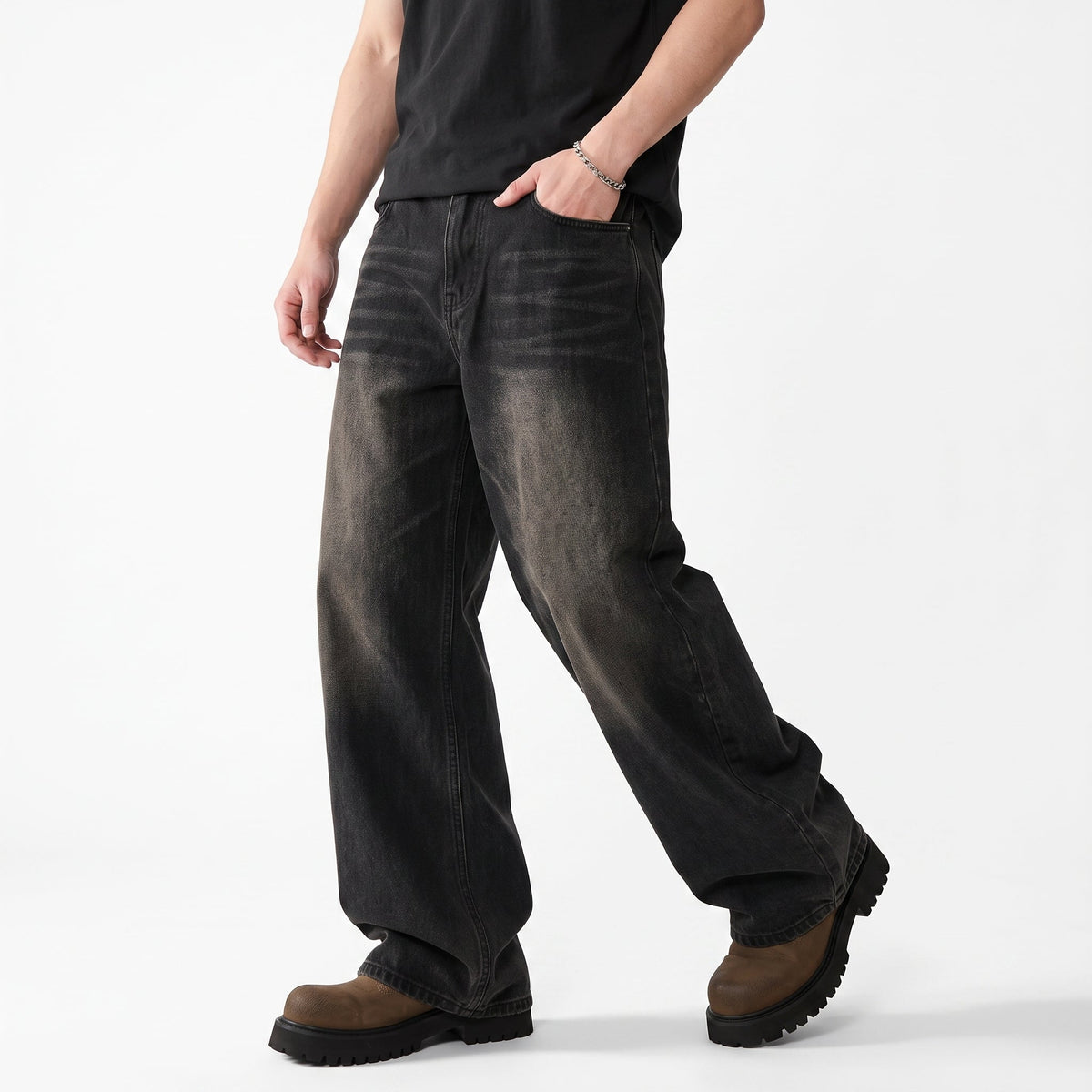 Urban Style Wide-Leg Jeans