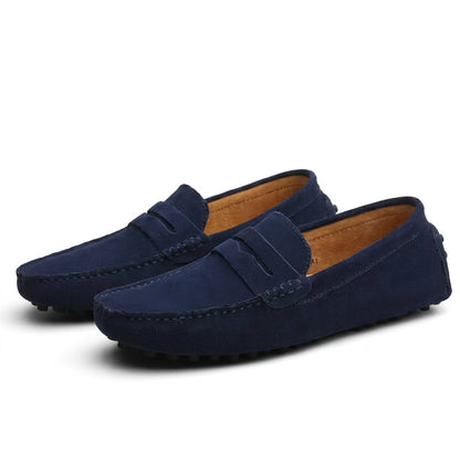 Suede Penny Loafers