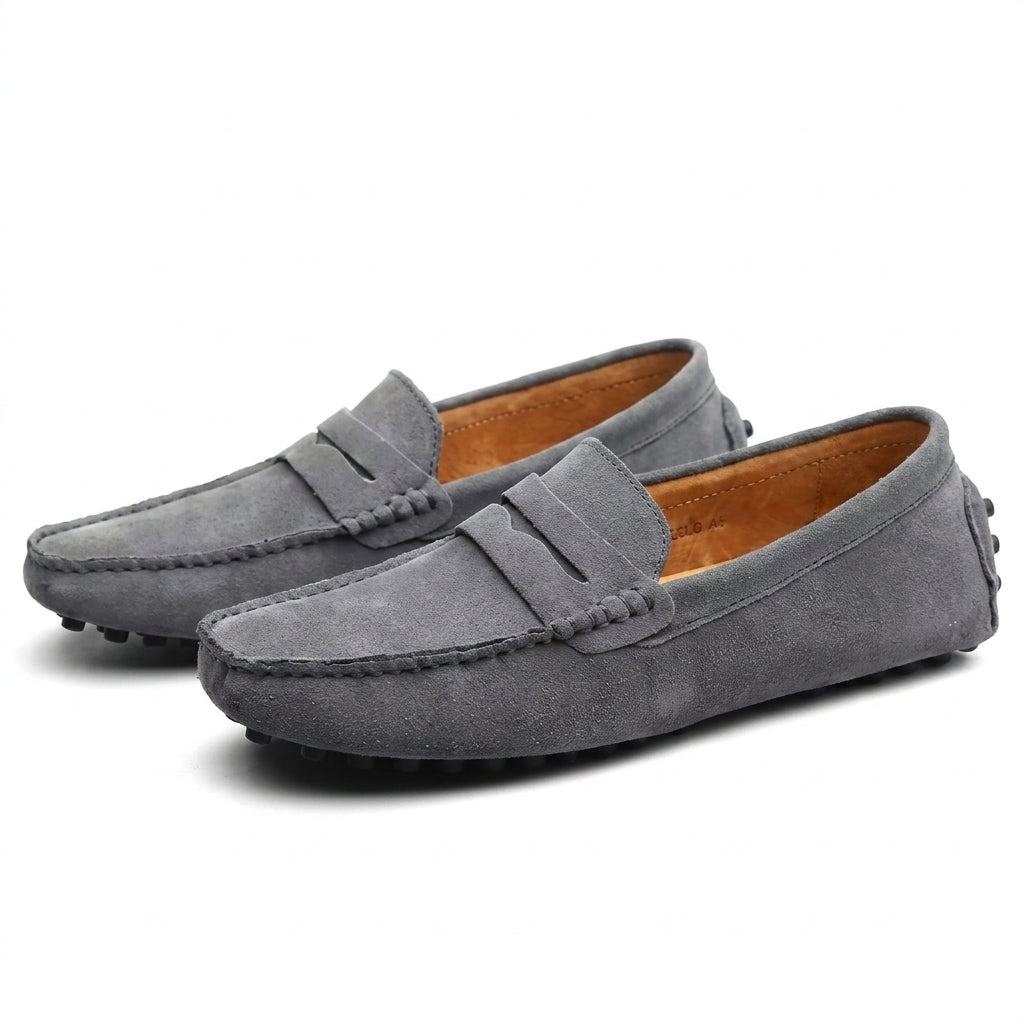Suede Penny Loafers