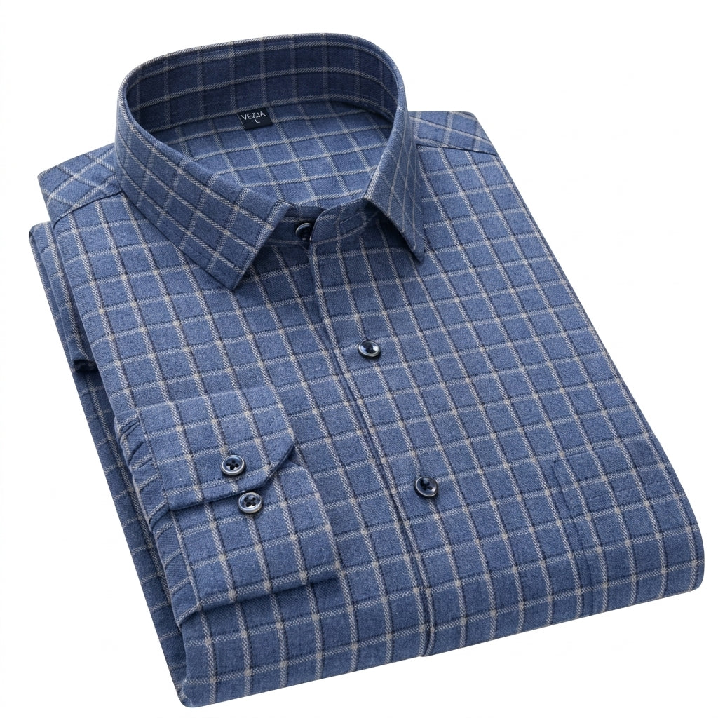 Camisa de Cuadros de Algodón ML