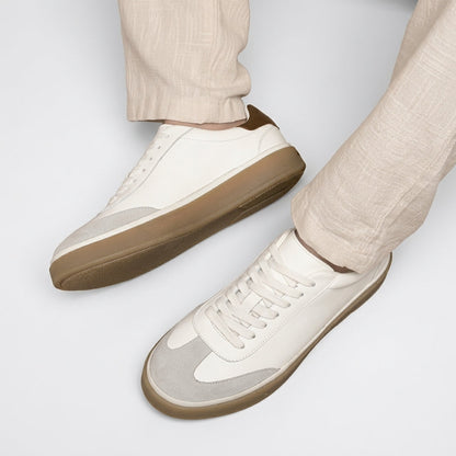 Sneakers casual in camoscio