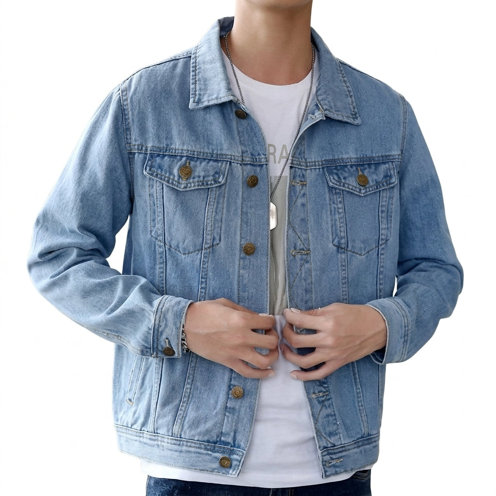 Chaqueta Vaquera con Solapa
