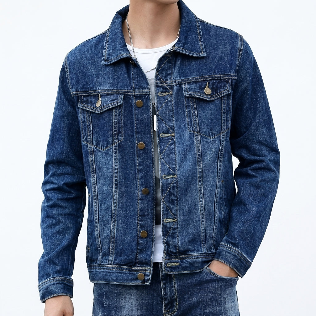 Chaqueta Vaquera con Solapa