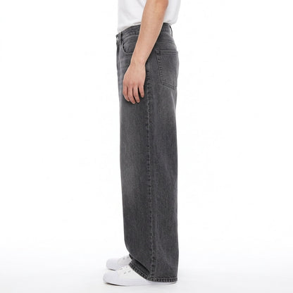 Retro-Style Wide-Leg Jeans