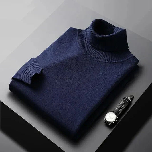 Kaszmirowy sweter golfowy