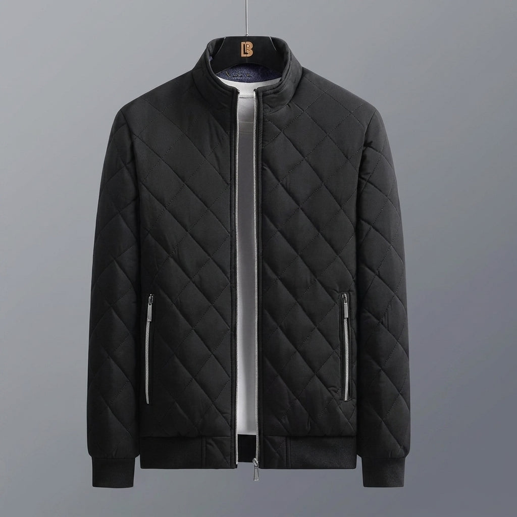 Quilted Winter Bomber Jacket