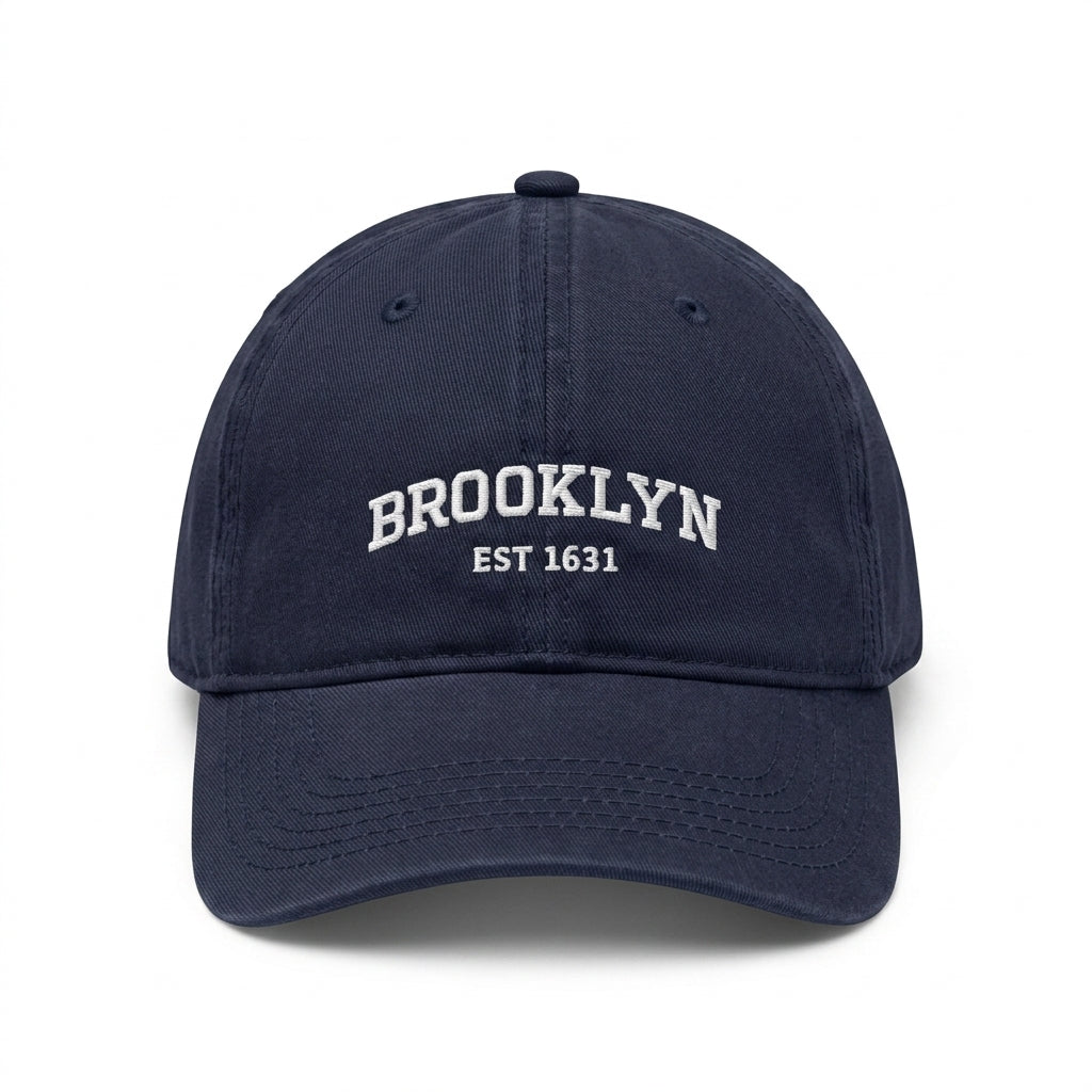 Cappellino in cotone ricamato