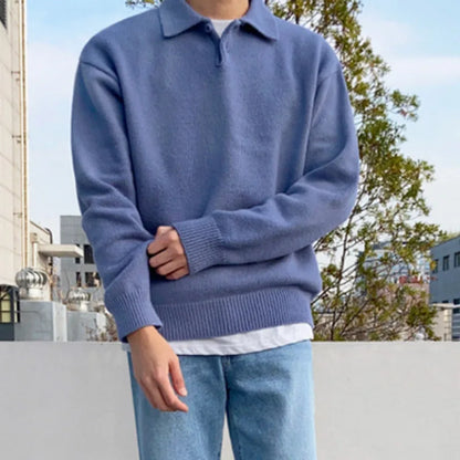 Jersey con Cuello de Solapa