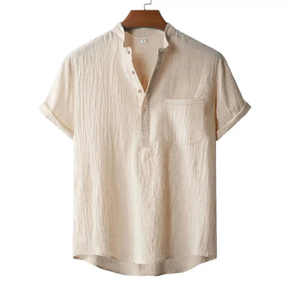 KEVIN | CAMISA HENLEY DE LINO