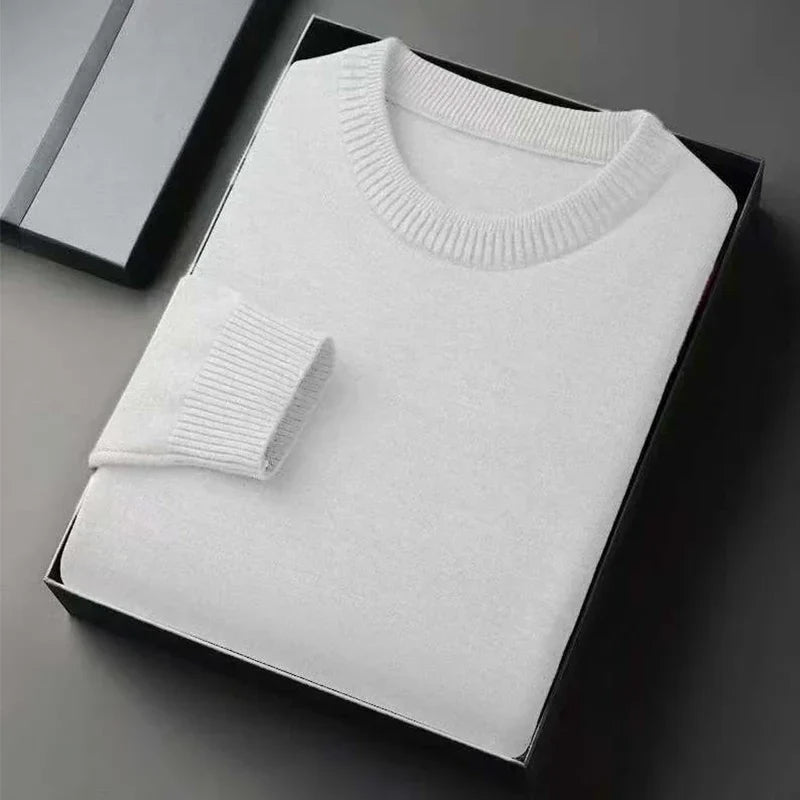 Jersey de Punto con Cuello Redondo
