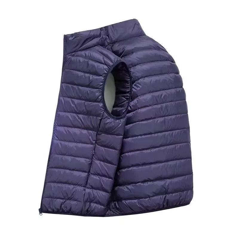 Chaleco Acolchado con Cuello Alto