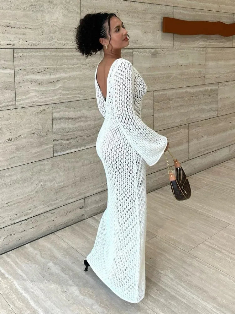 CATI | VESTIDO MAXI DE PUNTO