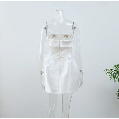 ROCÍO | VESTIDO ELEGANTE SIN TIRANTES