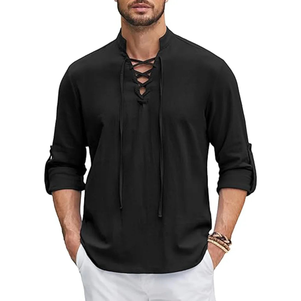 BRUNO | CAMISA RENACENTISTA DE MANGA LARGA